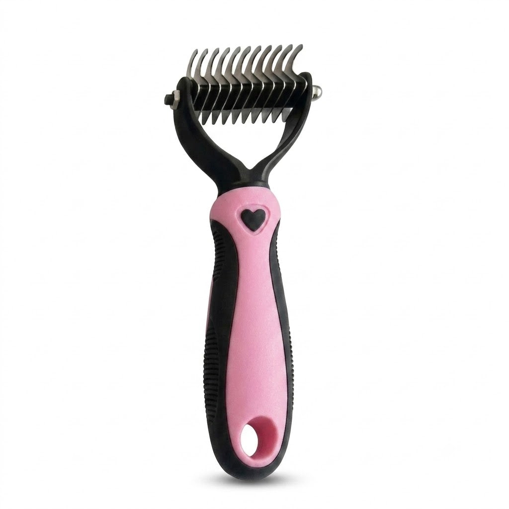 Limited-Time Offer | 🐶🐱Billhol® Double-Sided Pet Grooming Comb – Gentle Detangling & Shedding Tool for Dogs & Cats