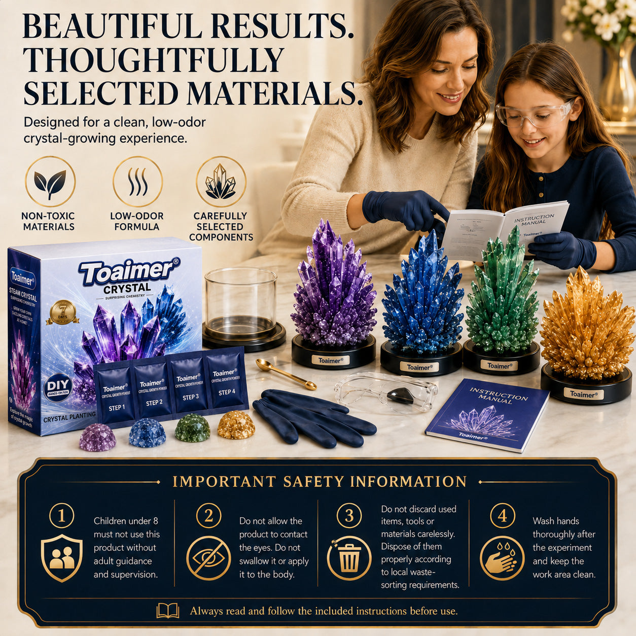 💥Save 50% Today | Toaimer® CrystalGenesis — Grow Your Own Luxury Crystal Jewelry💎