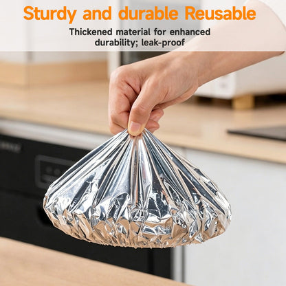 ✨SVOZK® Reusable Elastic Foil Food Covers – Keep Food Fresh, Warm & Protected 🍽️