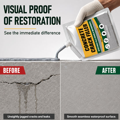 🔥 50% OFF | SVOZK® Waterproof Concrete Crack Filler & Sealant 🛠️