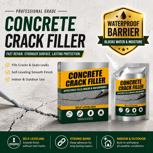 🔥 50% OFF | SVOZK® Waterproof Concrete Crack Filler & Sealant 🛠️