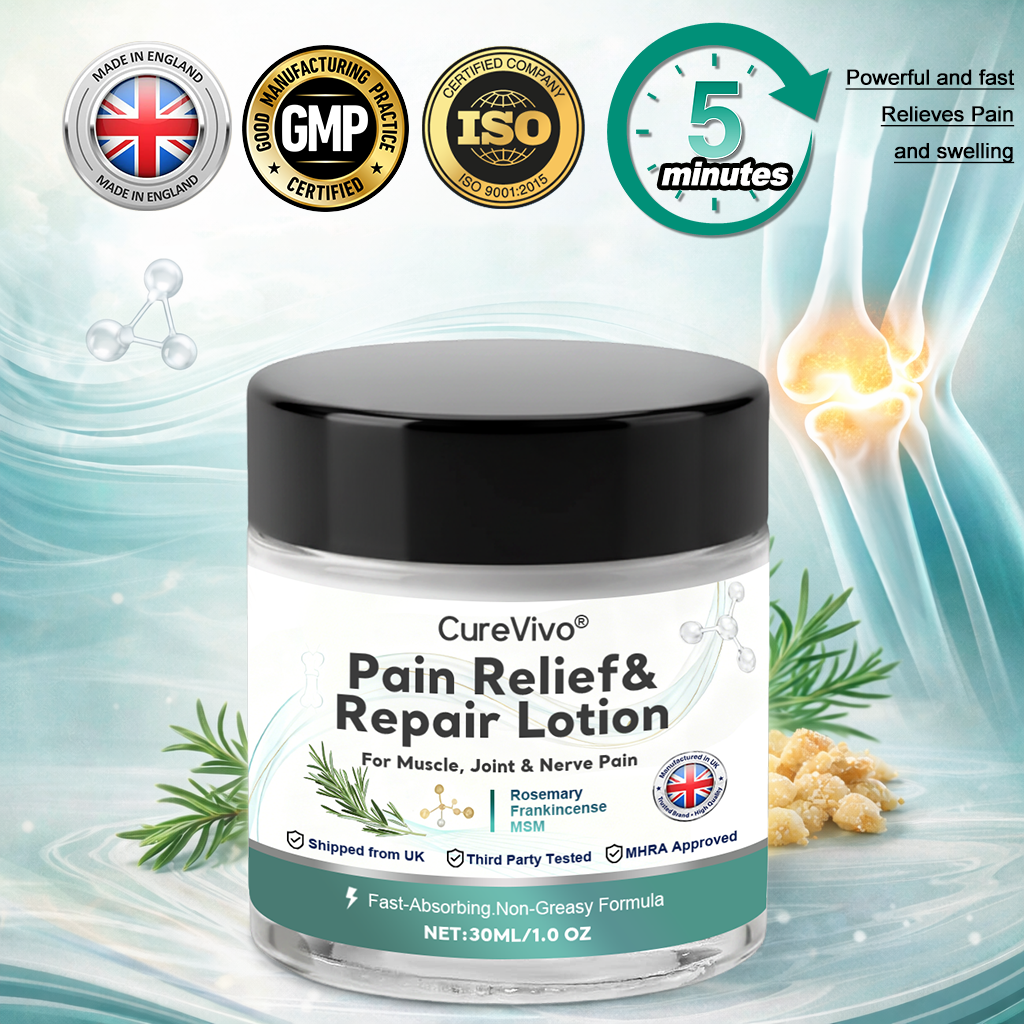 [New Year Special Offer] CureVivo® Pain Relief& Repair Lotion👩‍⚕️For Muscle, Joint & Nerve Pain