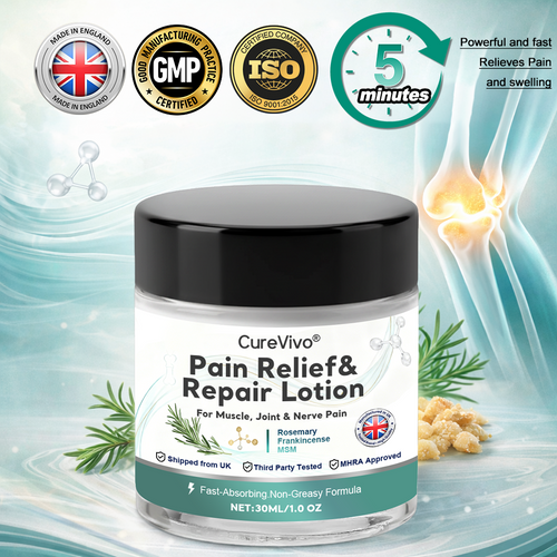 [New Year Special Offer] CureVivo® Pain Relief& Repair Lotion👩‍⚕️For Muscle, Joint & Nerve Pain