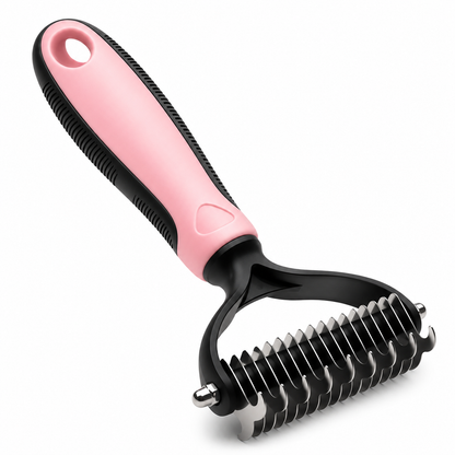 Limited-Time Offer | 🐶🐱Billhol® Double-Sided Pet Grooming Comb – Gentle Detangling & Shedding Tool for Dogs & Cats