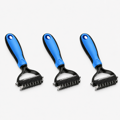 Limited-Time Offer | 🐶🐱Billhol® Double-Sided Pet Grooming Comb – Gentle Detangling & Shedding Tool for Dogs & Cats
