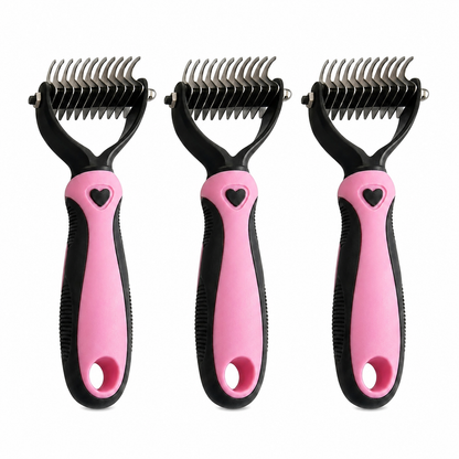 Limited-Time Offer | 🐶🐱Billhol® Double-Sided Pet Grooming Comb – Gentle Detangling & Shedding Tool for Dogs & Cats