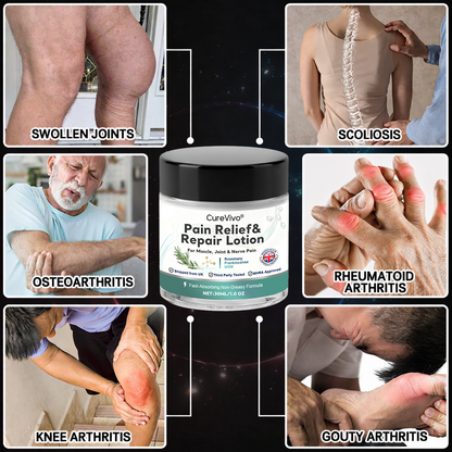 [New Year Special Offer] CureVivo® Pain Relief& Repair Lotion👩‍⚕️For Muscle, Joint & Nerve Pain