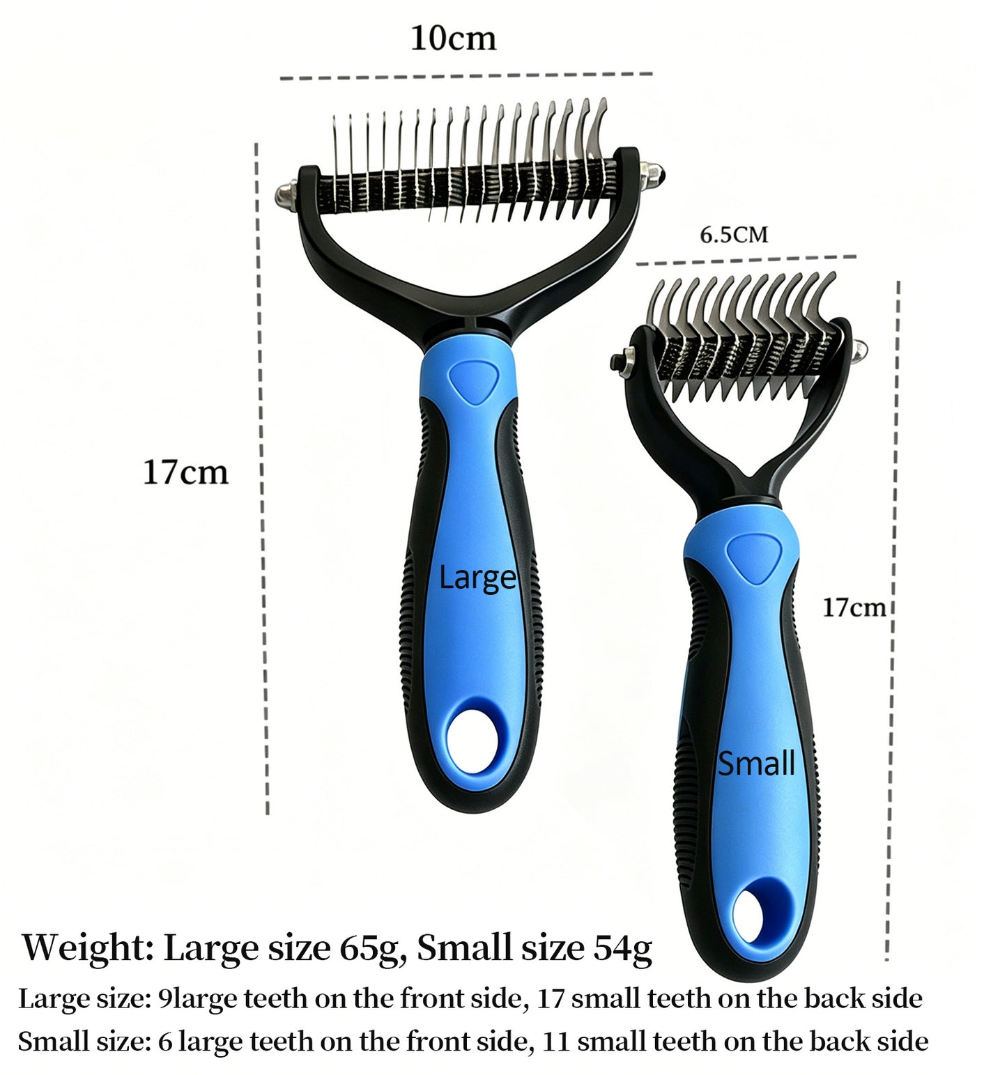Limited-Time Offer | 🐶🐱Billhol® Double-Sided Pet Grooming Comb – Gentle Detangling & Shedding Tool for Dogs & Cats