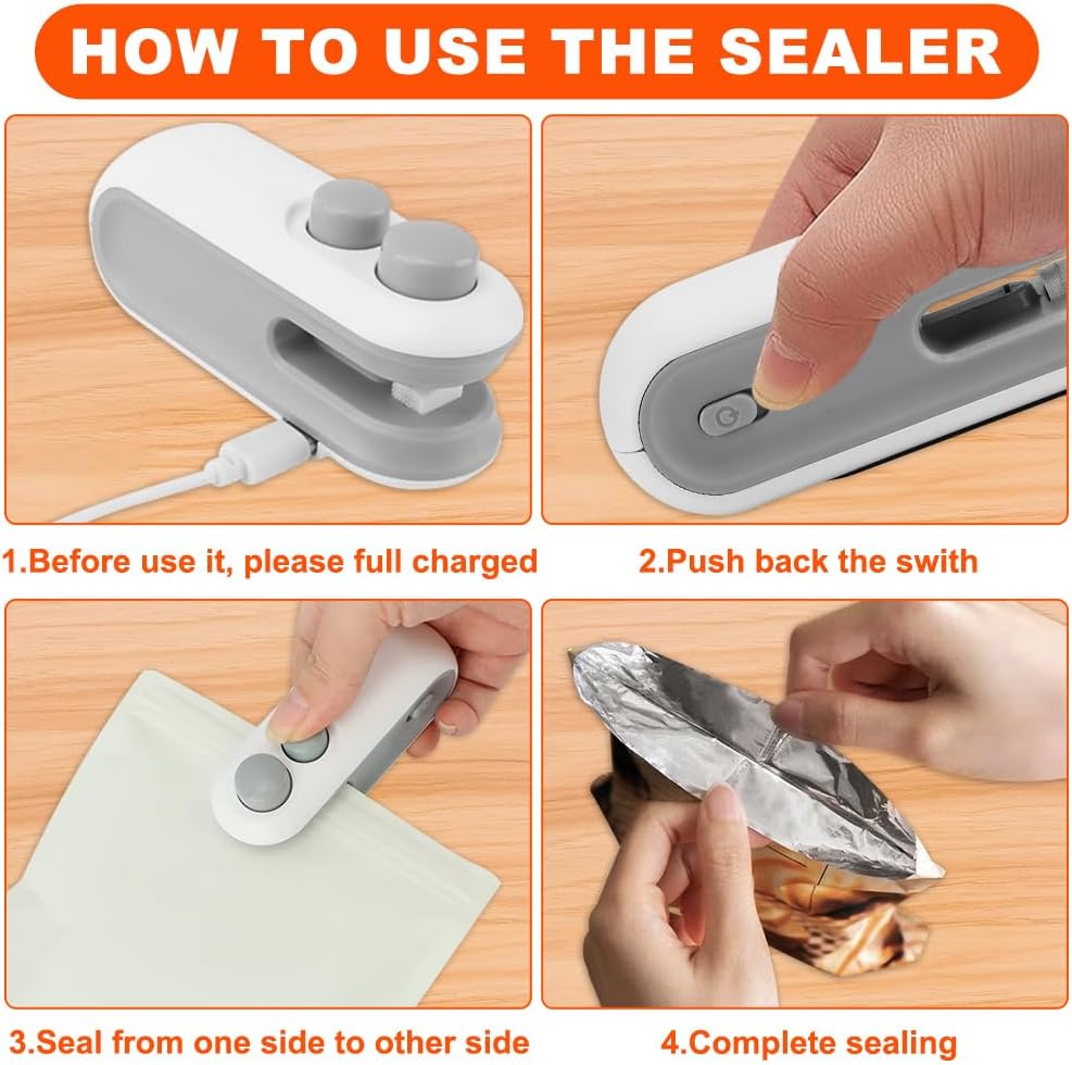 Today's Final Offer — Last Day! | 👉Billhol ® Mini Vacuum Sealer: Ideal for food storage—keeps snacks, meat, and fruit fresh for longer, preventing waste and spoilage.