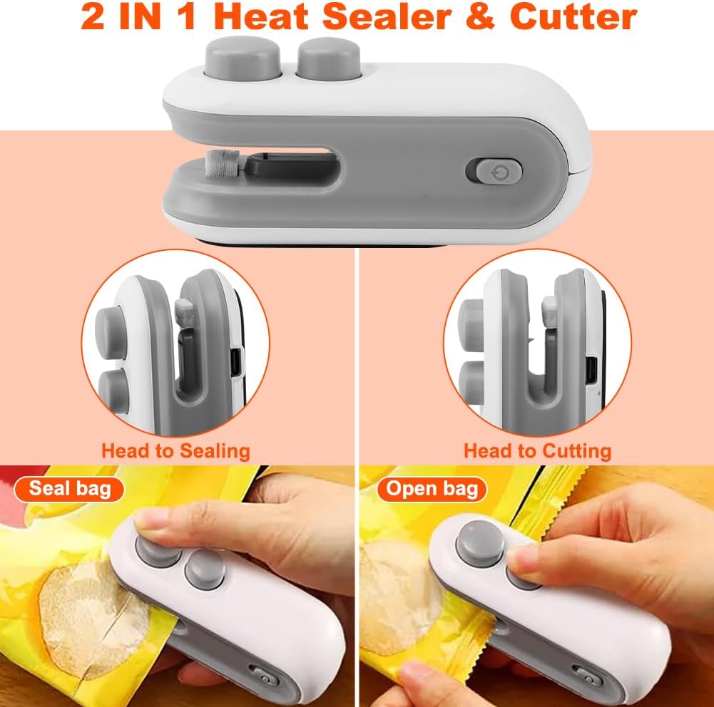 Today's Final Offer — Last Day! | 👉Billhol ® Mini Vacuum Sealer: Ideal for food storage—keeps snacks, meat, and fruit fresh for longer, preventing waste and spoilage.