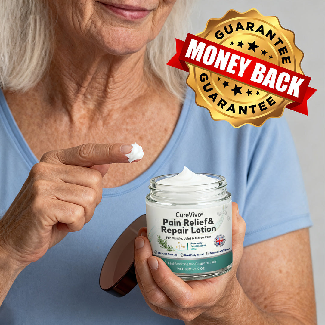 [New Year Special Offer] CureVivo® Pain Relief& Repair Lotion🥇For Muscle, Joint & Nerve Pain