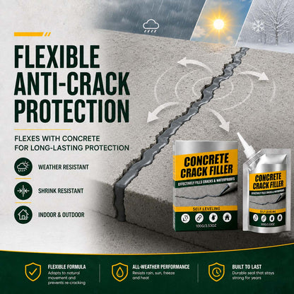 🔥 50% OFF | SVOZK® Waterproof Concrete Crack Filler & Sealant 🛠️