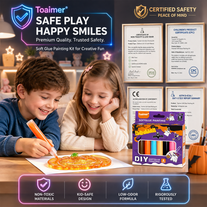 🚨 LAST DAY TO SAVE 50%! 🎃 Toaimer® Magical 3D Fluorescent Color-Changing Craft Kit👻