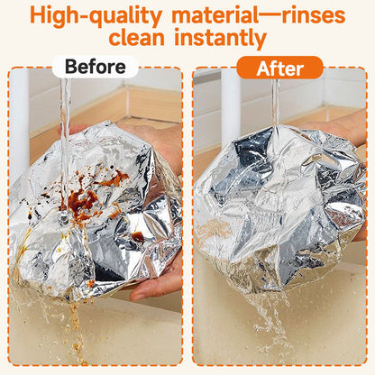 ✨SVOZK® Reusable Elastic Foil Food Covers – Keep Food Fresh, Warm & Protected 🍽️