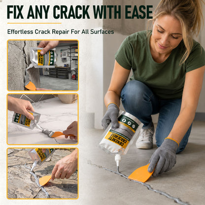 🔥 50% OFF | SVOZK® Waterproof Concrete Crack Filler & Sealant 🛠️