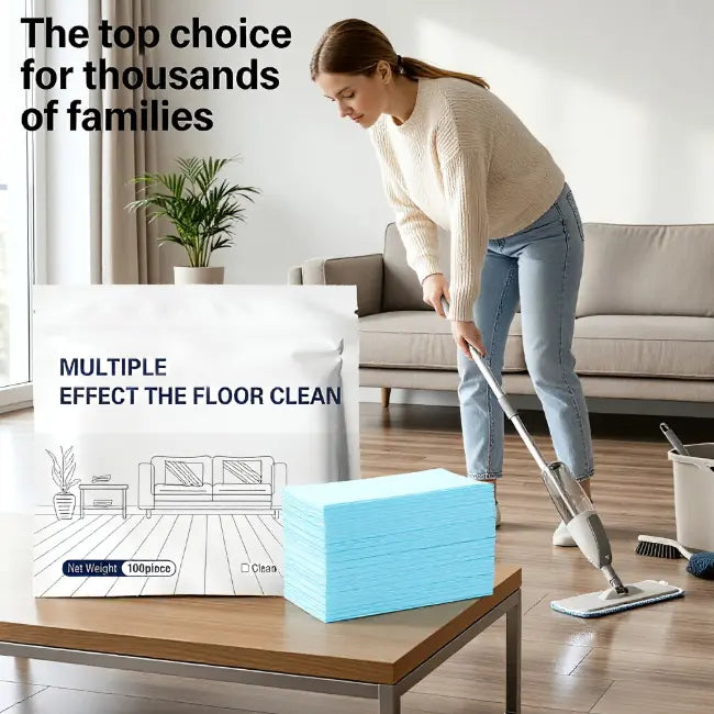 🦘🎁IEY® 100 Piece Floor Cleaning Tablets Multi-Surface Antibacterial Cleaner for Hardwood, Tile & Laminate