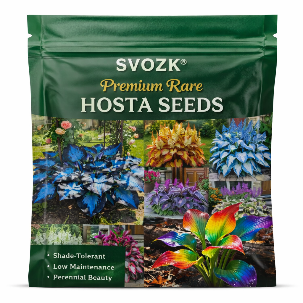 SVOZK® Premium Rare Hosta Seeds💐🔥1 Pack-100 Seeds "The Queen of the Shade Garden" - Freshly Packed, High Germination, Exotic Varieties