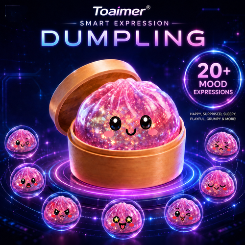 🚨 LAST DAY TO SAVE 50%！丨Toaimer ® Magic Face-Changing Dumpling Squishy🥟