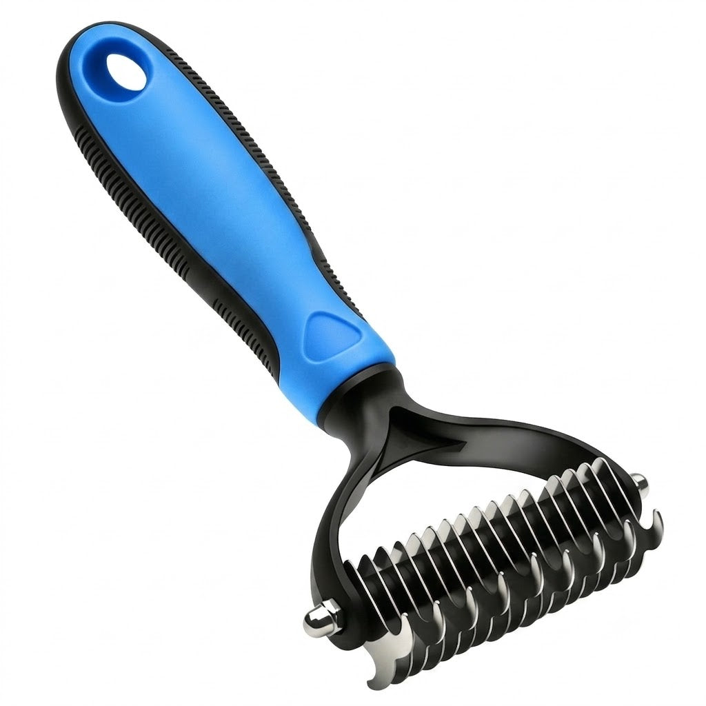 Limited-Time Offer | 🐶🐱Billhol® Double-Sided Pet Grooming Comb – Gentle Detangling & Shedding Tool for Dogs & Cats